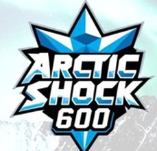 Arctic Shock 600 logo: the event name across a blue and white ice burst.