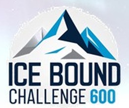 Ice Bound Challenge 600 logo: a blue and navy mountain peak above the event name.